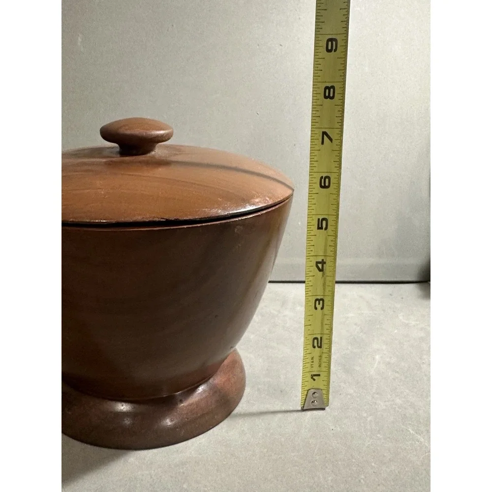 Vintage Wooden‎ Bowl With Lid